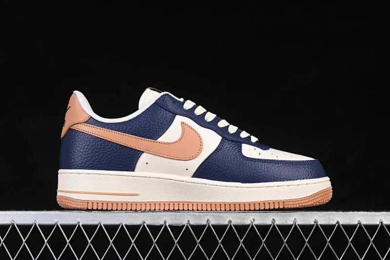 All categories Nk Air Force 1 Air Force series Nk Air Force 1 Low Air Force low-top Nike Air Force 1'07 Low LV joint dusk blue apricot brown Air Force 1 low-top casual sneakers NH0601-585